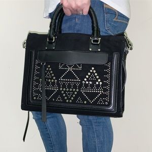 REBECCA MINKOFF BREE MED TOP ZIP SATCHEL
